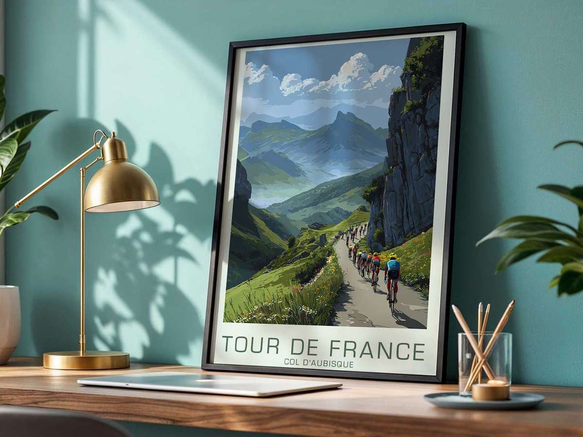 Gallery-style Aubisque Endurance artwork with refined details for training room decor