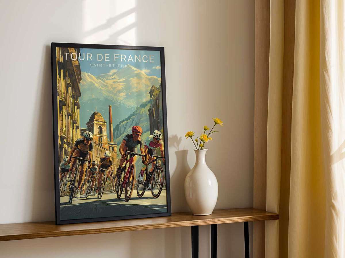 Decorative Bicycle Framed artwork designed for bike lovers and bike workshop decor