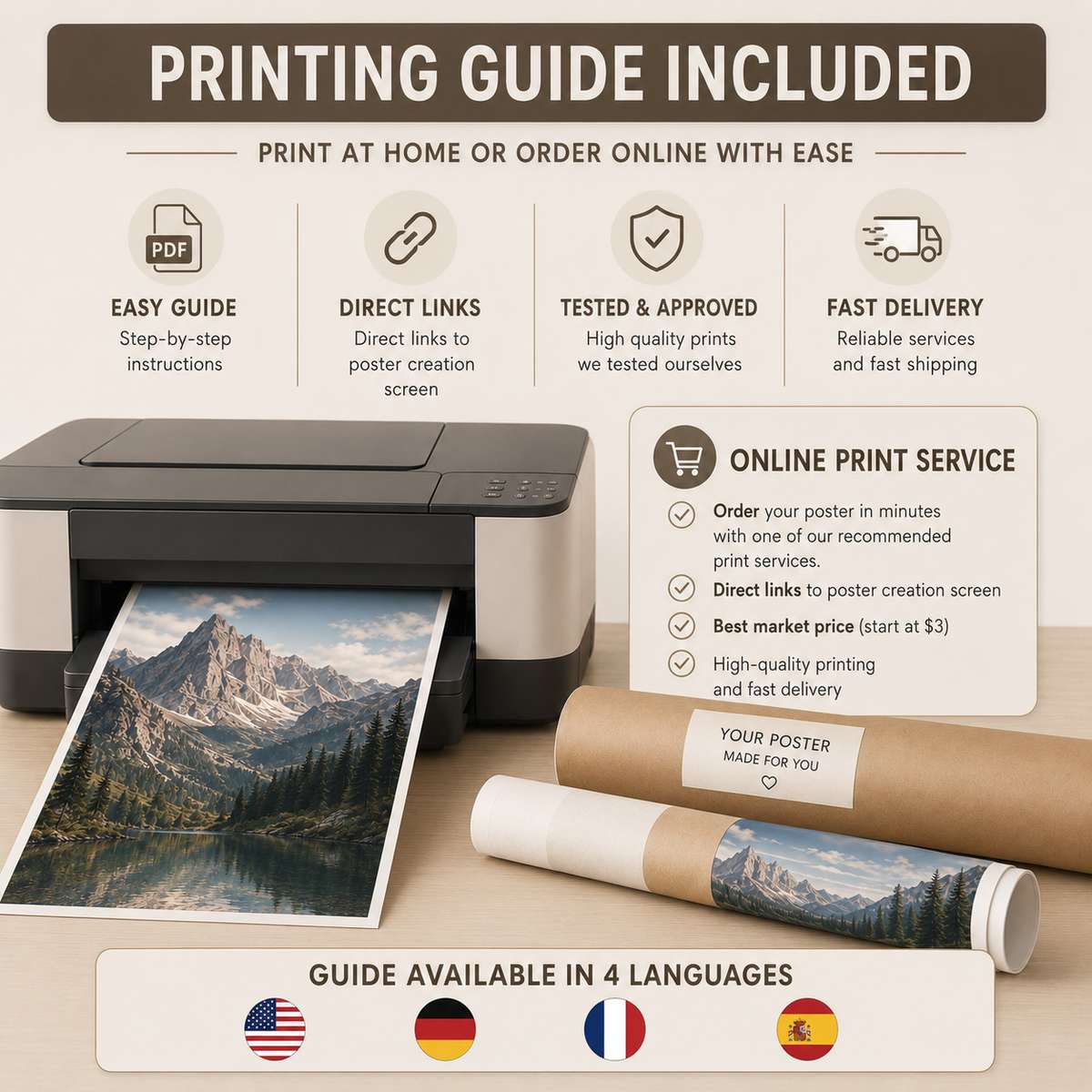 Vintage-style poster showing the silhouette of a lone rider against the summit ridge of Col de la Madeleine with dramatic sky