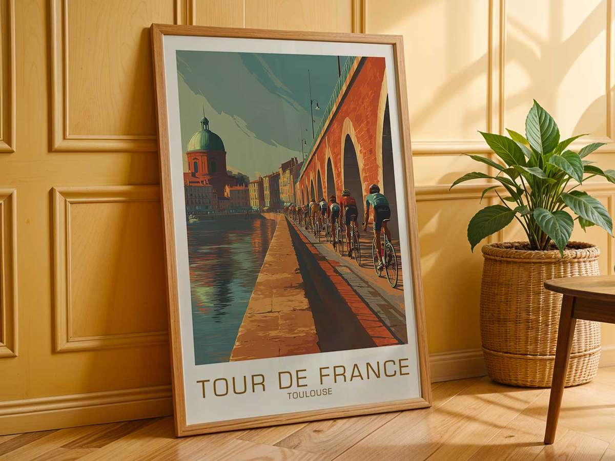 Toulouse as Stage shown in a expressive composition showcasing speed, elevation and long-distance character